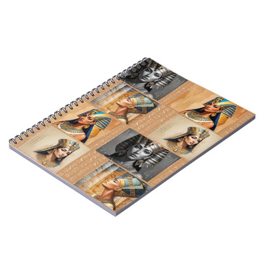 Pharaonic Queens – Ancient Egyptian Elegance Notizblock (Linke Seite)