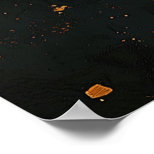 Pharao's Legacy - antike ägyptische Goldene Maske Poster (Ecke)