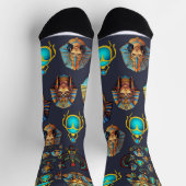 "Pharao's Legacy: Antike ägyptische Muster Socken (Oben)