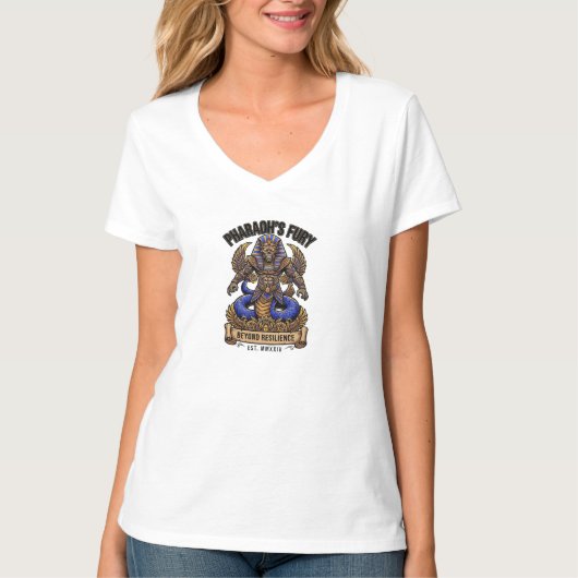 Pharaos Wut Ancient Anubis T-Shirt (Vorderseite)
