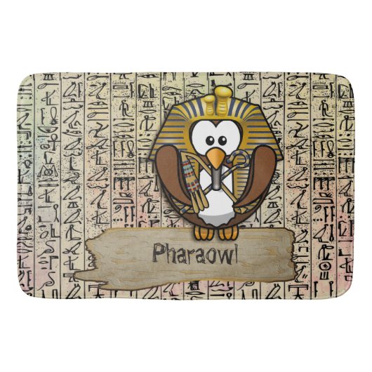 Pharaowl Badematte (Vorderseite)