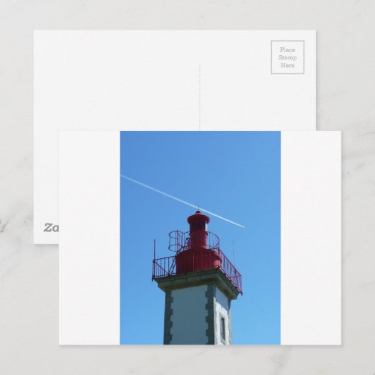 Phare breton postkarte (Vorne/Hinten)