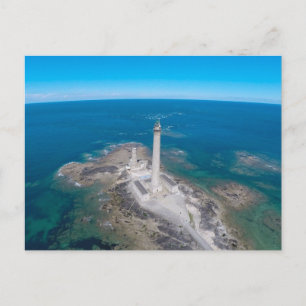 Phare de Gatteville 2 Manche Frankreich Postkarte