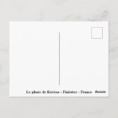 Phare de Kéréon Finistère Frankreich Postkarte (Rückseite)