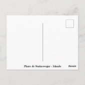 Phare de Stafnesvegur Islande Postkarte (Rückseite)