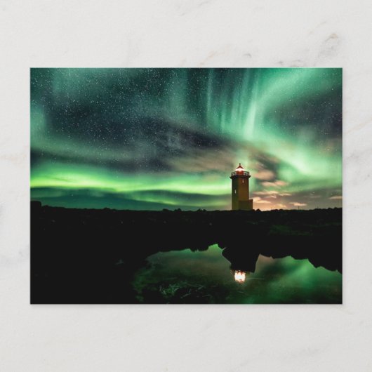 Phare de Stafnesvegur Islande Postkarte (Vorderseite)