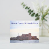 Phare du Château d’If, Marseille, France, Postcard Postkarte (Stehend Vorderseite)
