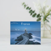 Phare du Petit Minou Plouzané Frankreich Postkarte (Stehend Vorderseite)