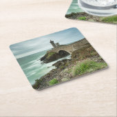 Phare du Petit Minou Rechteckiger Pappuntersetzer (angewinkelt)