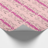 Pharm-D Apotheker-Packpapier Geschenkpapier (Ecke)
