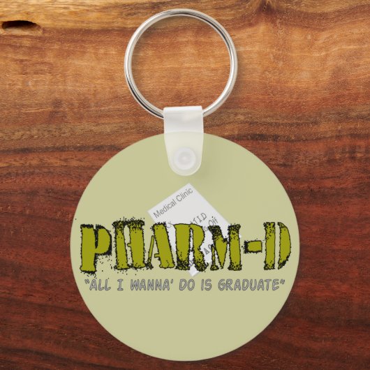 Pharm-D (Pharmacy Student) Geschenke Schlüsselanhänger (Vorderseite)