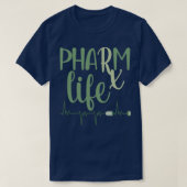 Pharma Leben Apotheker Leben Rx Leben T-Shirt (Design vorne)