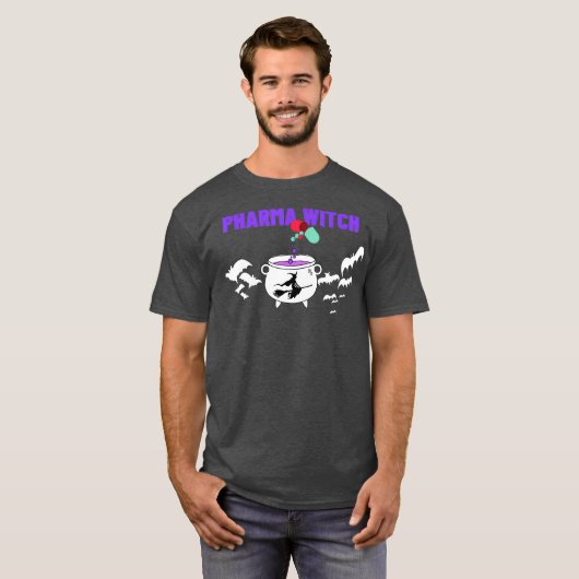 Pharma Witch Funny Pharmacy Gift T-Shirt (Vorne ganz)