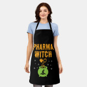 Pharma Witch Pharmacist Halloween Pharmacy Tech Schürze (Getragen)