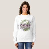 Pharmacist Curating Health Apothecary Botanical Sweatshirt (Vorne ganz)