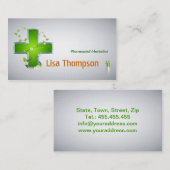 Pharmacist Herbalist Pharmacy Nutritionist Visitenkarte (Vorne/Hinten)