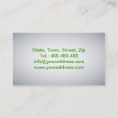 Pharmacist Herbalist Pharmacy Nutritionist Visitenkarte (Rückseite)