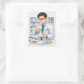 Pharmacist Medicine Sticker (Tasche)