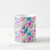 Pharmacist Pastel Pills Illustration Kaffeetasse (Mittel)