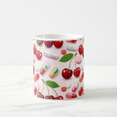 Pharmacist Pink Pills Red Cherries Kaffeetasse (Mittel)