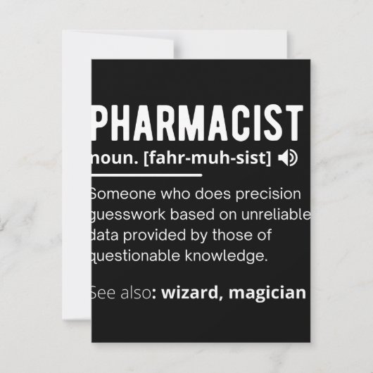 pharmacist save the date (Vorderseite)