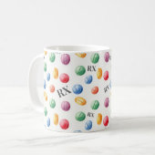 Pharmacist Watercolor Pills RX Symbol Kaffeetasse (Vorderseite Links)