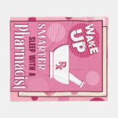 PHARMACIST WECKTE Pharmacy Tech Pills Fleecedecke (Vorderseite (Horizontal))