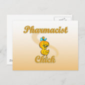 Pharmacists Chick Postkarte (Vorne/Hinten)