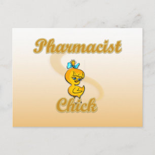 Pharmacists Chick Postkarte