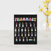 Pharmacy Alphabet Doktor der Pharmacy Tech Medicin Karte (Gelbe Blume)