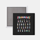 Pharmacy Alphabet Doktor der Pharmacy Tech Medicin Magnet (Vorderseite/Rückseite)