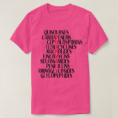 Pharmacy antibiotic classes T-Shirt (Design vorne)