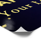 Pharmacy Appreciation Poster Imitats Gold Confetti (Ecke)