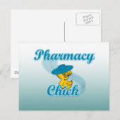 Pharmacy Chick #3 Postkarte (Vorne/Hinten)