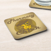 Pharmacy Chick #6 Getränkeuntersetzer (Linke Seite)