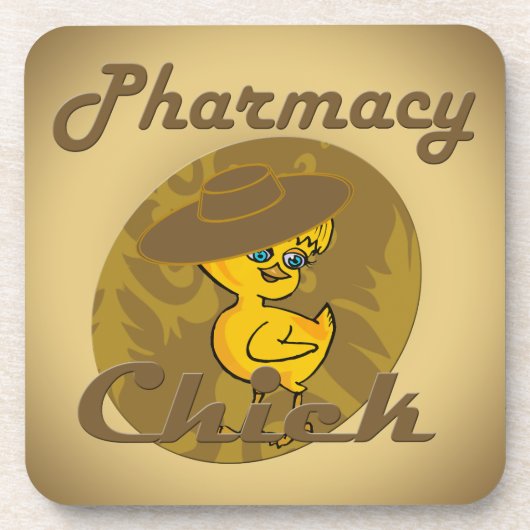 Pharmacy Chick #6 Getränkeuntersetzer (Vorderseite)