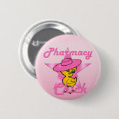 Pharmacy Chick #8 Button (Vorne & Hinten)