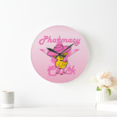 Pharmacy Chick #8 Große Wanduhr (Zuhause)