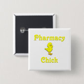 Pharmacy Chick Button (Vorne & Hinten)