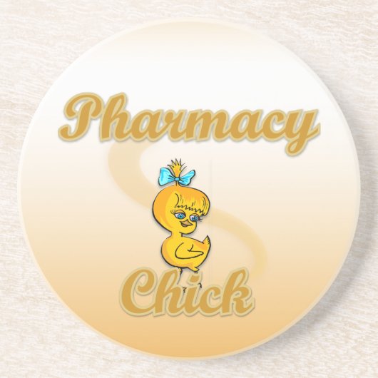 Pharmacy Chick Getränkeuntersetzer (Vorne)