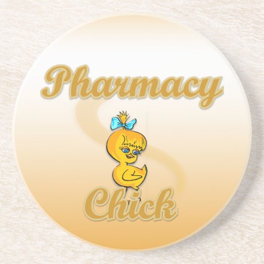 Pharmacy Chick Getränkeuntersetzer (Vorne)