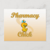 Pharmacy Chick Postkarte (Vorderseite)
