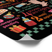 Pharmacy Christmas Shirt - 12 Days Of Pharmacy Tec Poster (Ecke)