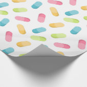 Pharmacy Colorful Pills Medizin Geschenkpapier (Ecke)