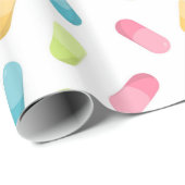 Pharmacy Colorful Pills Medizin Geschenkpapier (Rolleneckpunkt)