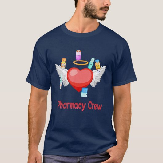 Pharmacy Crew Angel Heart Pharmacy Technican Valen T-Shirt (Vorderseite)