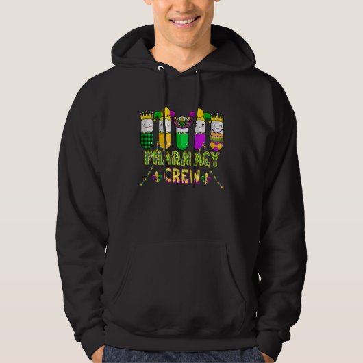 Pharmacy Crew Mardi Gras  Carnival Pharmacy Squad  Hoodie (Vorderseite)