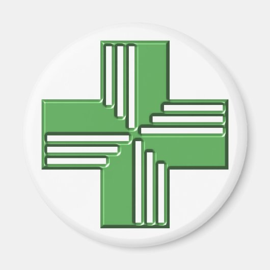 Pharmacy Cross Magnet (Vorne)
