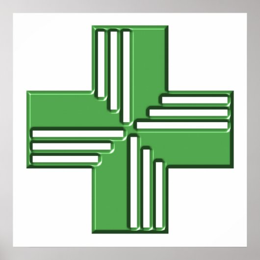 Pharmacy Cross Poster (Vorne)
