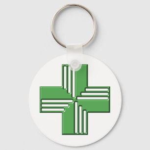 Pharmacy Cross Schlüsselanhänger